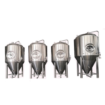 High capacity conical 1000L beer fermentation tank with cooling jacket